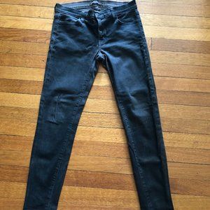 J Brand Wax Coated Skinny Stretchy Jean